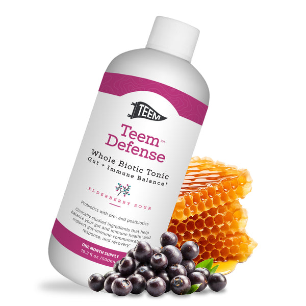 Teem Defense Probiotic with Elderberry for Kids and Adults, 30-Day Supply — 16.03 fl.oz